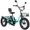 Cyan, variant on Lilypelle Peak 1100w Folding Electric Tricycle for Adults, 7 Speed 20" x 4.0 " Fat Tire 3 Wheel Aluminum Electric Bike W/ Differential & Suspension Fork, 48V 14.5Ah Battery, Up to 60Miles, 16Mph