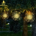thumbnail image 3 of Casewin Firework Lights led Copper Wire Starburst String Lights 8 Modes Battery Operated Fairy Lights,Wedding Decorative Hanging Lights for Party Patio Garden Bedroom Decoration (Warm White)1 Pack, 3 of 7