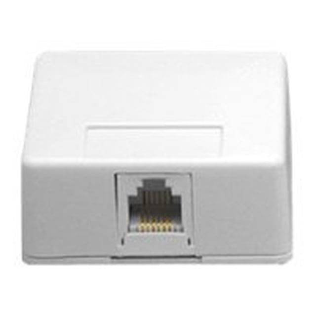 ICC IC625SB6 - Surface mount outlet - RJ-11 - white