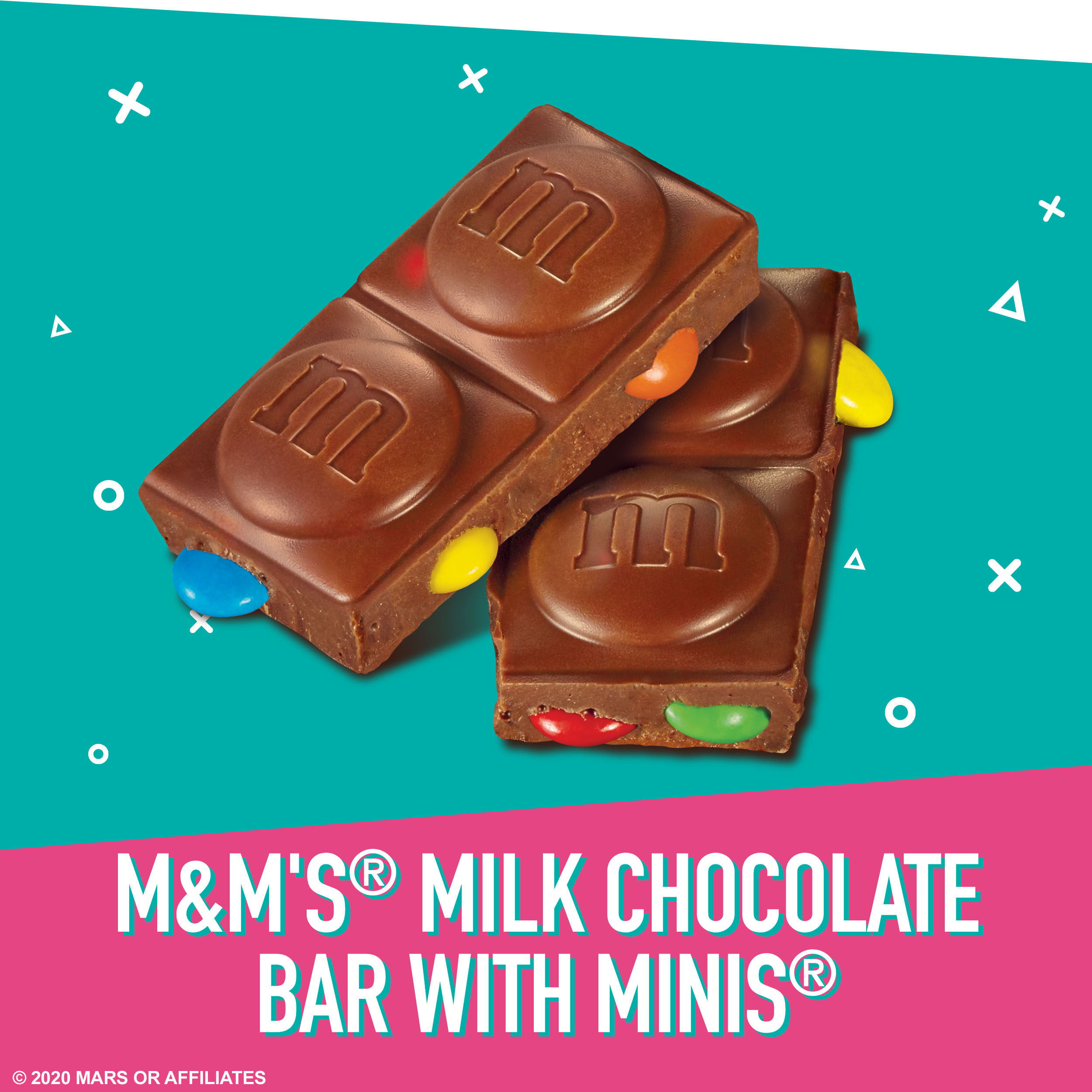 M M S Milk Chocolate Bar With Minis Full Size Candy Bar 4 0 Oz
