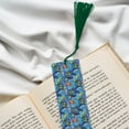 thumbnail image 6 of Kdxio Hawaiian Style Print Metal Tassel Bookmarks,Perfect Gift for Art Lovers and Bookworms Metal Bookmarks for Women, 6 of 8
