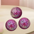 thumbnail image 6 of kowaku 3Pcs Glass Mosaic Balls Mosaic Sphere Balls Home Decor Modern Plate 8cm Decorative Orbs for Basket Filler Vases Wedding Bowls, 6 of 9
