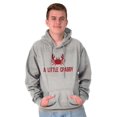 thumbnail image 5 of A Little Crabby Cranky Beach Lover Hoodie Sweatshirt Women Men Brisco Brands L, 5 of 6