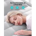 thumbnail image 5 of Evajoy Air Mattress Queen with Built-in Pump, Inflatable air Mattress with Raised Pillow, Double High Airbed Headboard, 2 Mins Quick Inflation/Deflation, Comfort Blow Up Flocked Top for Home, Camping, 5 of 8