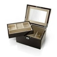 thumbnail image 2 of Modern Hi Gloss Coffee Tone 30 Note Music Jewelry Box - Can't Take My Eyes Off You, 2 of 2