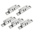 thumbnail image 5 of Uxcell 50mm Furniture Brass Double Ball Catch Tension Latch Silver Tone 5 Pack, 5 of 5