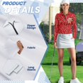 thumbnail image 6 of Aplkyhs Gingerbread Man Golf Tennis Shirts Long Sleeve Cloth Quick Dry Soft and Comfortable Quarter Zip Fit Plain Machine Washable Suitable for Outdoor Sports, 6 of 7