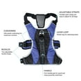 thumbnail image 3 of Peak Pooch No Pull Dog Harness for Large Dogs Blue, 32-46" Chest XL, 3 of 8