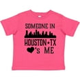 thumbnail image 3 of Inktastic Houston Texas Someone Loves Me Skyline Boys or Girls Toddler T-Shirt, 3 of 5