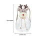 thumbnail image 3 of Monstrate Bolsas de regalo de Navidad, bolsas de almacenamiento para festivales resistentes a desgarros de alce Claus, bolsa de embalaje para galletas y Kits de decoración para fiestas Alce/1 pieza Monstrate HA068921-03, 3 of 6