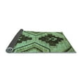 thumbnail image 2 of Ahgly Company Indoor Round Oriental Light Blue Modern Area Rugs, 8' Round, 2 of 4