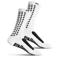 thumbnail image 6 of MediCaptain Lite - Protective Athletic Grip Sock with Metatarsal Padding Shock Protection, Anti-Slip Grip Pads, White Non Slip Socks for Soccer, Football, Lacrosse - White, 6 of 6