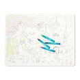 thumbnail image 5 of Pen+Gear Washable Fairytale Coloring Placemat Kit with 4 Crayons, Black and White, 5 of 6