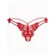 thumbnail image 1 of Tangas con bordado de mariposas, bragas de perlas sintéticas con abertura en la entrepierna, lencería y ropa interior sexy para mujer, 1 of 5