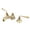 Polished Brass, variant on Kingston Brass Silver Sage Two Handle 8" to 16" Widespread Lavatory Faucet with Brass Pop-up