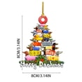 thumbnail image 3 of Adorno de Navidad Árbol encantador Regalo Adorno Árbol de Navidad Decoración de fiesta colgante Wmkox8yii fhajkh5305, 3 of 5