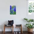 thumbnail image 3 of Art.com Delphinium larkspur, VanDusen Botanical Garden, Vancouver, British Columbia, Canada. Stretched Canvas Print Wall Art by William Perry, 16" x 24", 3 of 4