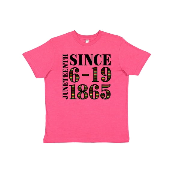 Inktastic Juneteenth Since 6-19-1865 Youth T-Shirt