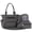 Black, variant on DEFAHN Unisex Mommy Tote Bag, Water Resistant Diaper Handbag with Changing Pad, Pacifier Case and Stroller Straps for Newborn Babies, Black