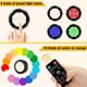 thumbnail image 2 of Luz de armario recargable por USB, paquete de 6 luces LED nocturnas con control táctil de brillo, focos LED de pared con 2 controles remotos inalámbricos, luces nocturnas para escaleras, vitrinas y ar, 2 of 5