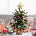 thumbnail image 4 of Xihbxyly Ofertas Especiales Solo Hoy En Prime Árbol de Navidad Pequeño, Miniadornos de Escritorio de Simulación, Árbol de Navidad, Accesorios de Cinturón Flocado de Alta Gama, Árbol de Navidad con Lu, 4 of 6