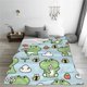thumbnail image 5 of Balery Cute Floral Frog Manta de Felpa Suave y Acogedora – Cobija de Franela Aterciopelada para Cama, Lavable y Cálida para Sofá, Mascotas, Transpirable-60"x50", 5 of 7