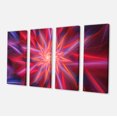 thumbnail image 2 of Shining Red Purple Exotic Flower - Floral Canvas Art Print, 2 of 3