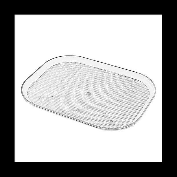 Organizador Cuadrado de 2 Piezas para Refrigerador, Organizador de Giratorio para Refrigerador, Estante de Almacenamiento de Condimentos para Encimera