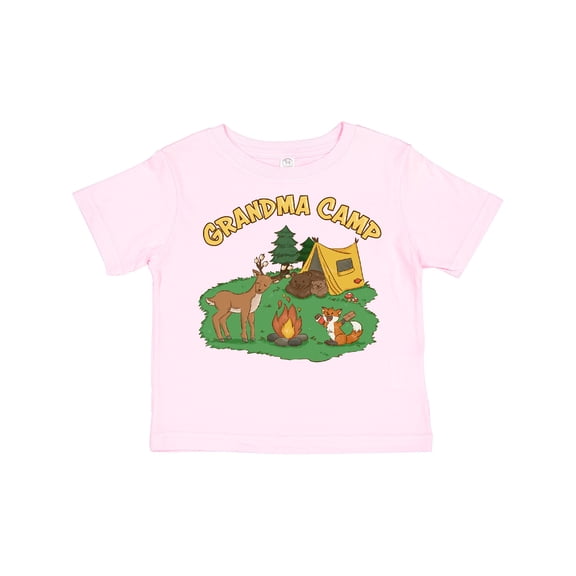 Inktastic Grandma Camp with Camping Animals Boys or Girls Toddler T-Shirt