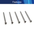 thumbnail image 3 of HUGFEGWE Vis de Poignée Extra Longues M4-0.7x70mm pour Poêle Phillips Croix Boutons de Meuble Vis de Machine en Acier Inoxydable 304 Remplacement Métrique pour Meuble Tiroir Poignée 30 Pcs, 3 of 5