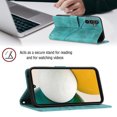 thumbnail image 4 of Compatible with Samsung Galaxy A34 5G Classic Embossed PU Leather Case with Card Holder Shockproof Cover, 4 of 5