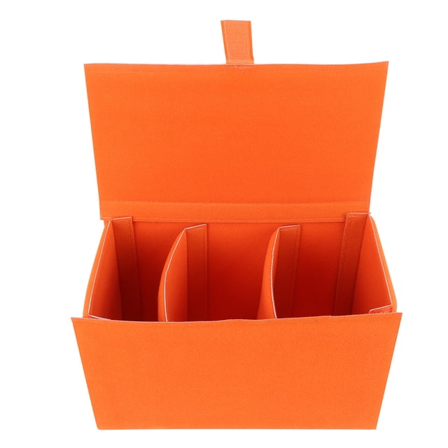 Bolsa para cámara, impermeable, a prueba de polvo, desmontable, a prueba de golpes, para lentes de cámara SLR, color naranja