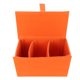 thumbnail image 2 of Bolsa para lente de cámara Jadeshay impermeable A prueba de polvo EVA gris oscuro naranja, 2 of 8