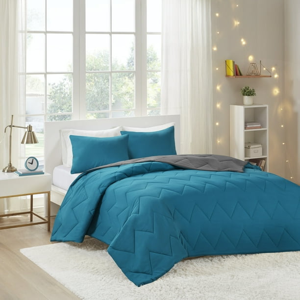 Home Essence Apartment Penny Reversible Luxurious Soft Brushed Down Alternative Comforter Mini