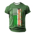 thumbnail image 4 of Ceisia Men's St. Patrick's Day American Irish Flag Shamrock T-Shirt | Short Sleeve Crew Neck Casual Tee Gifts, 4 of 4