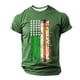 thumbnail image 4 of Ceisia Men's St. Patrick's Day American Irish Flag Shamrock T-Shirt | Short Sleeve Crew Neck Casual Tee Gifts, 4 of 4