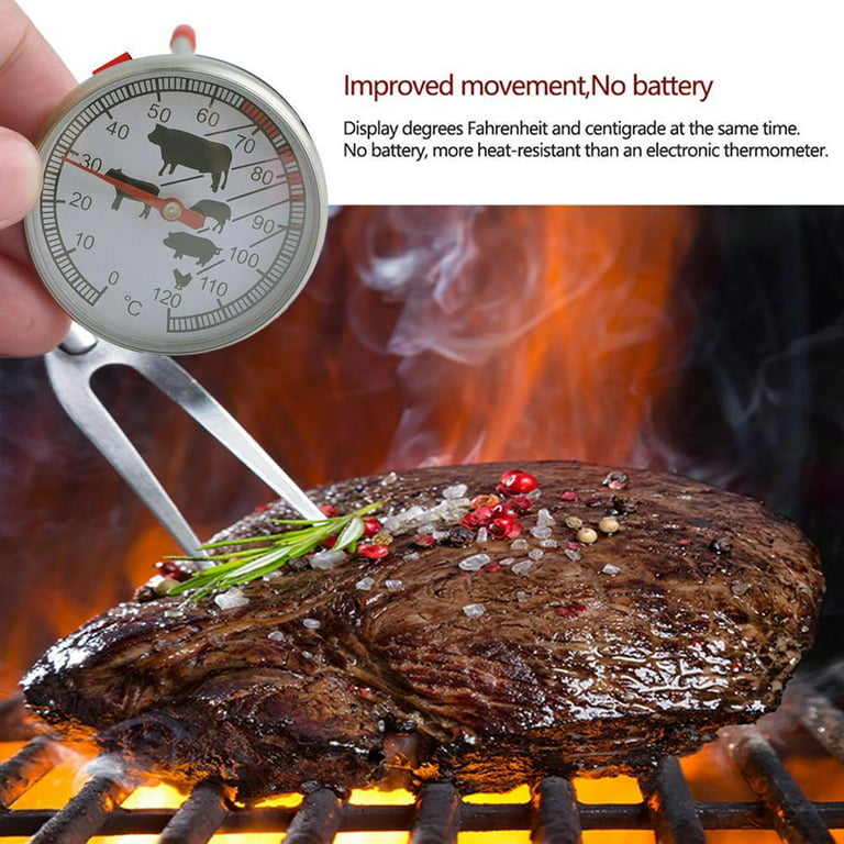 Food Bear Meat Thermometer Baby Milk Temperature Meter Barbecue Probe Food