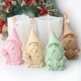 thumbnail image 2 of Molde de silicona para velas de Papá Noel con muecas bonitas, gestos para sacar la lengua, enano de yeso, fabricación de jabón, chocolate, decoración navideña, regalo, 2 of 5