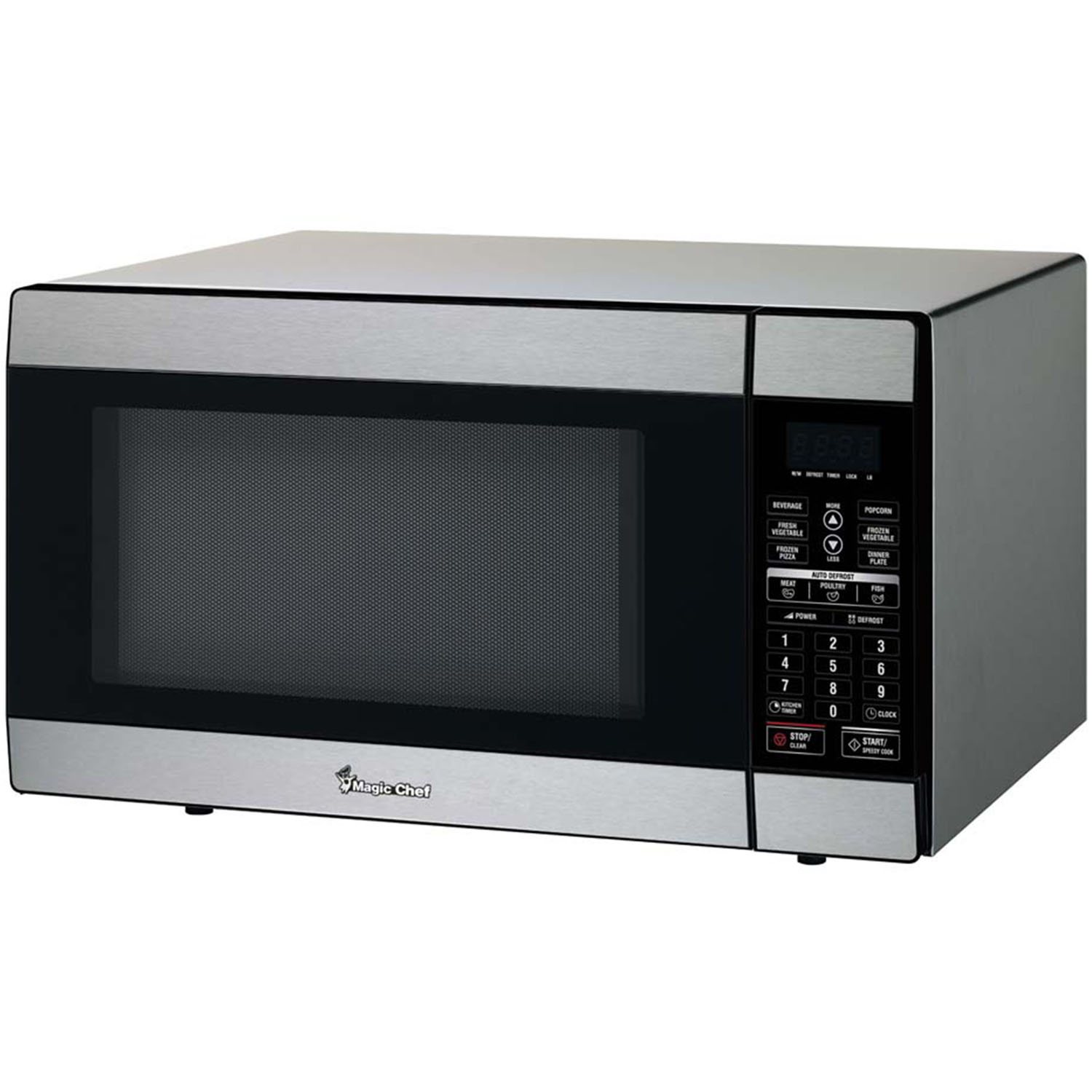 Magic Chef 1.8 Cu. Ft. 1100W Countertop Microwave Oven in Stainless Steel - image 3 of 3