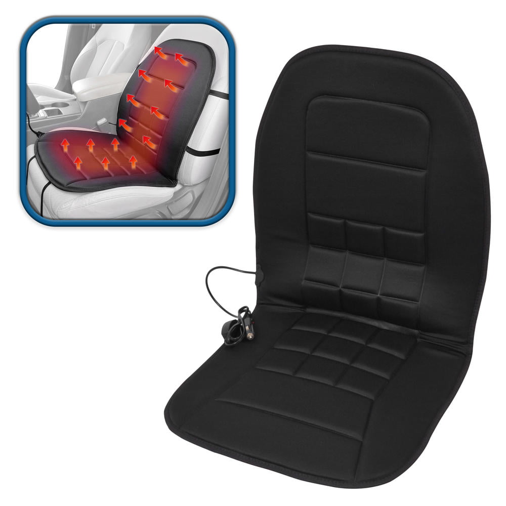 ComfyThrones Car Seat Cushion Warmer - Soft Padded Velour - Heated Seat ...