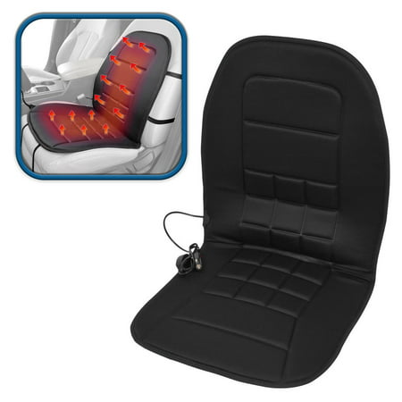ComfyThrones Car Seat Cushion Warmer - Soft Padded Velour - Heated Seat Cushion for Car SUV Van & Truck