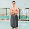thumbnail image 3 of 6 Medium Bath Towels, 24 by 48 Inches, 100% Cotton Towels for Pool, Spa, Gym, Quick Drying and Absorbent, Grey, 3 of 7