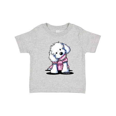 

Inktastic Maltese Girl in Pink Gift Toddler Toddler Girl T-Shirt