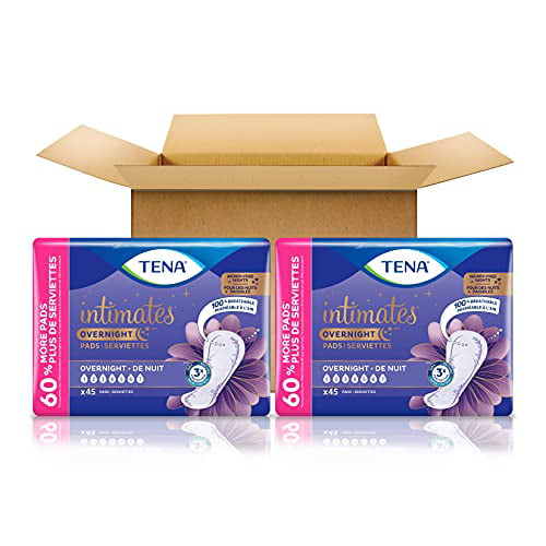 TENA Intimates Overnight Female Bladder Control Heavy Absorbency Disposable  Pad, 28 Ct, 28 count - Kroger