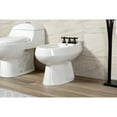 thumbnail image 2 of Kingston Brass KB325AX Victorian Three-Handle Bidet Faucet with Brass Pop-Up, Oil Rubbed Bronze, 2 of 6