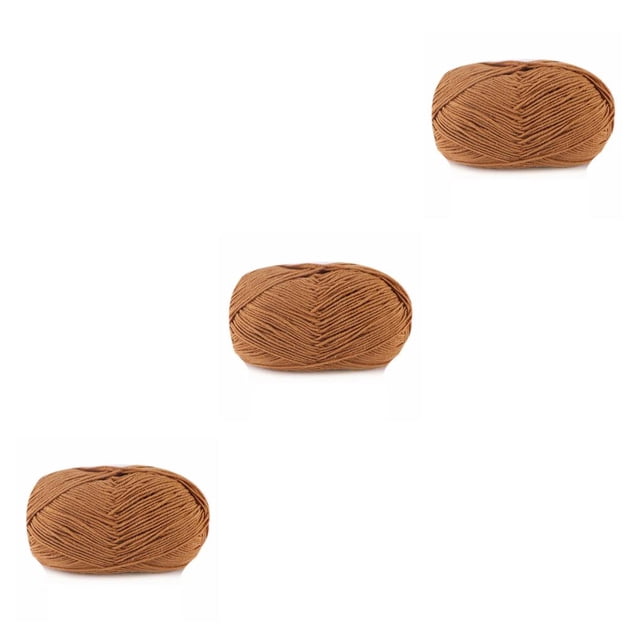 Advancent Hilo para tejer hilo de tejer ropa de bebé suministros para el hogar hilos cómodos juego de ovillos duraderos artes 4 capas 23 Type1 NO1