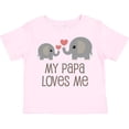 thumbnail image 3 of Inktastic My Papa Loves Me Grandchild Boys or Girls Toddler T-Shirt, 3 of 5