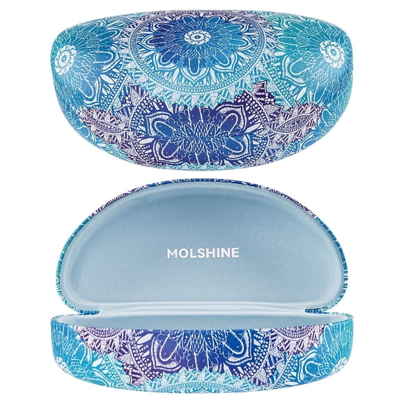 Estuche rígido para lentes de sol molshine para mujeres y hombres (Mandala)