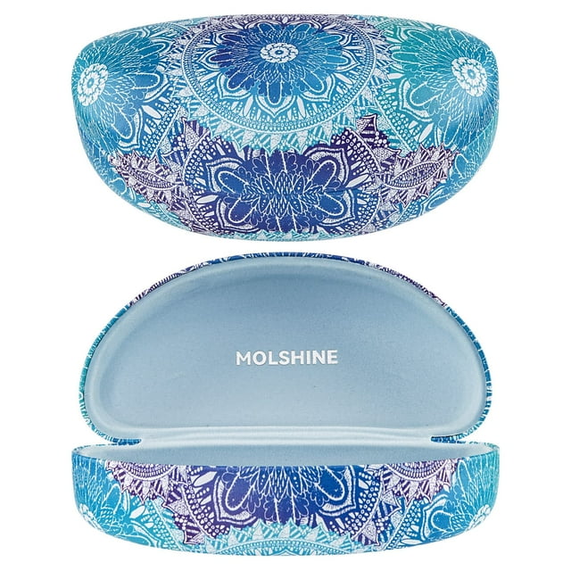 Estuche rígido para lentes de sol molshine para mujeres y hombres (Mandala)