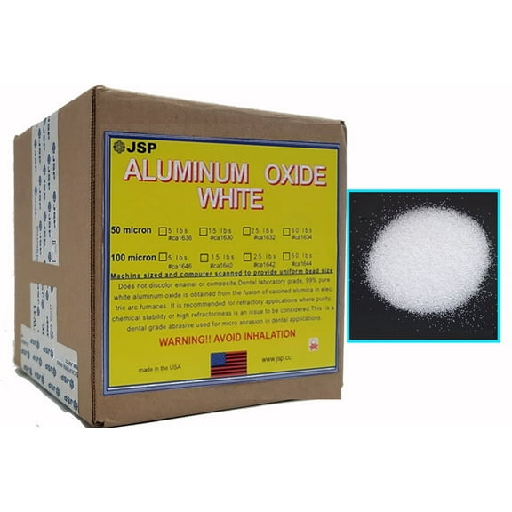 ALUMINUM OXIDE, 50LBS WHITE 50Micron